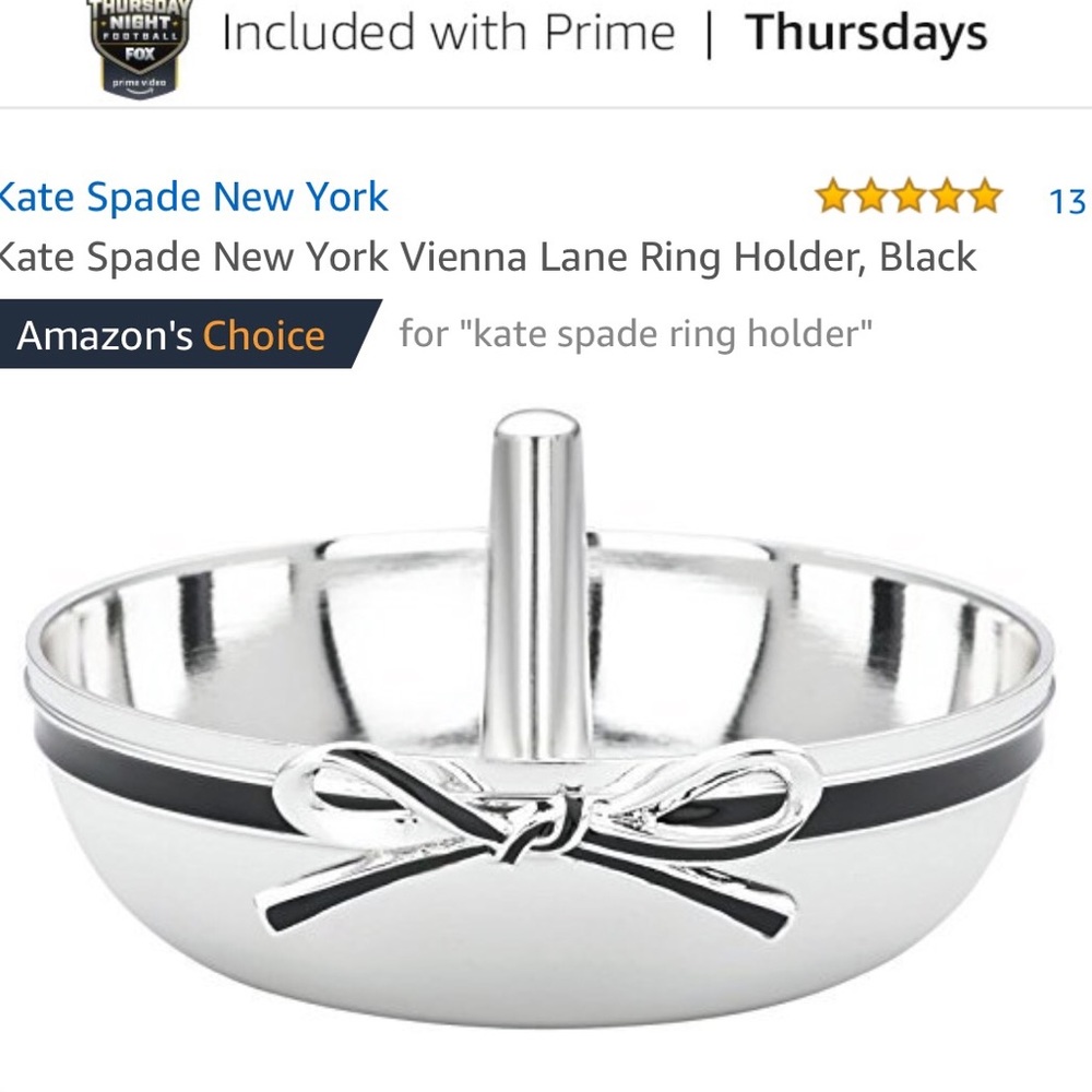 Kate Spade Vienna lane ring holder.